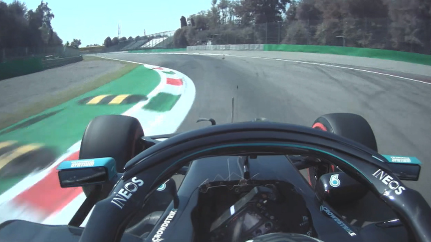 2020 Italian GP FP1: Bottas's fastest lap around Monza