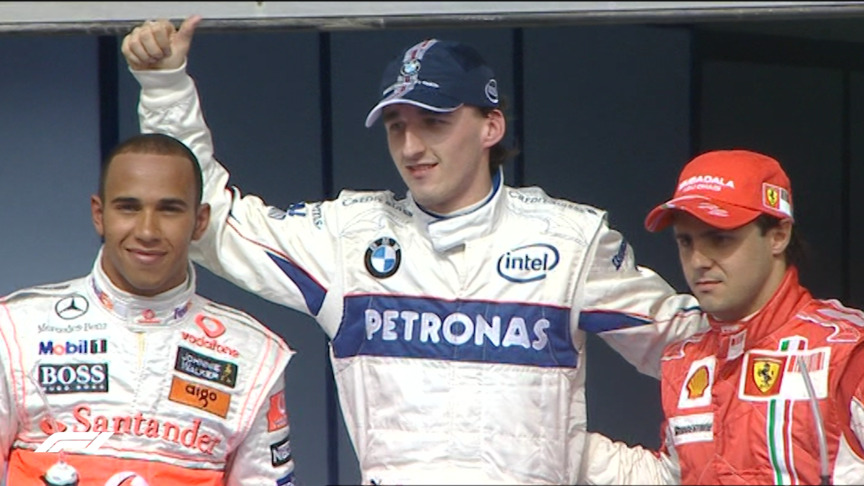 F1 VAULT: Robert Kubica's first pole position