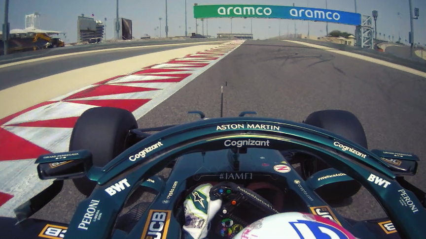 TESTING DAY 1: Sebastian Vettel's fastest lap on Aston Martin debut