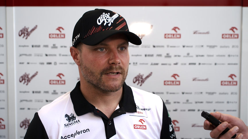 Valtteri Bottas accepts he has 'catching up to do' after FP1 crash