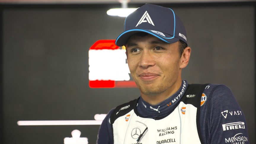 Alex Albon 'really happy' with another Q3 session and qualifying P9