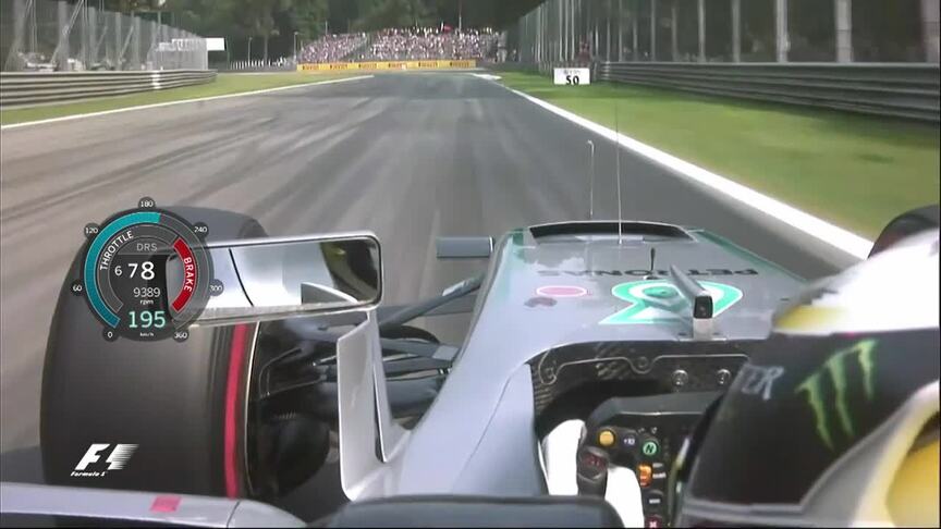 Onboard pole position lap - Lewis Hamilton, Italy 2016