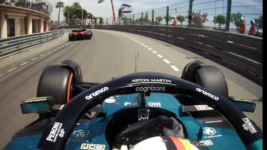 2022 Monaco GP FP3: ‘Woah they can’t do that! Man that was close!’ – See the moment that left Vettel furious with Sainz