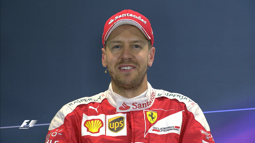 Sebastian Vettel interview nach dem Qualifying in Russland 2016