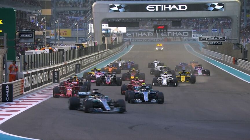 LIGHTS OUT: Watch the start of the Abu Dhabi GP