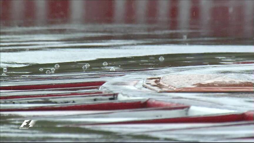 Qualifying: Start delayed by Budapest downpour