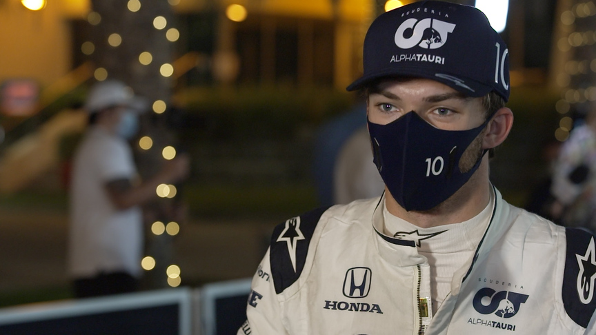 Pierre Gasly 'didn't really see' Renault's pace coming today in Sakhir