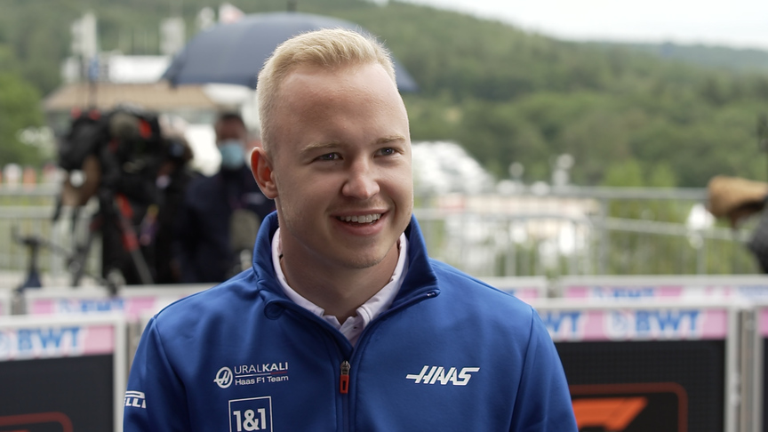 Nikita Mazepin was 'hoping for little bit of sun' at Spa-Francorchamps