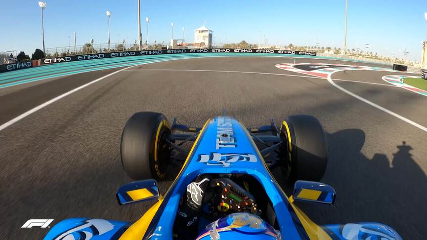 ONBOARD: Fernando Alonso drives 2005 championship-winning Renault R25