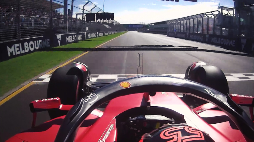 2022 Australian GP FP1: Onboard for Carlos Sainz’s fastest lap