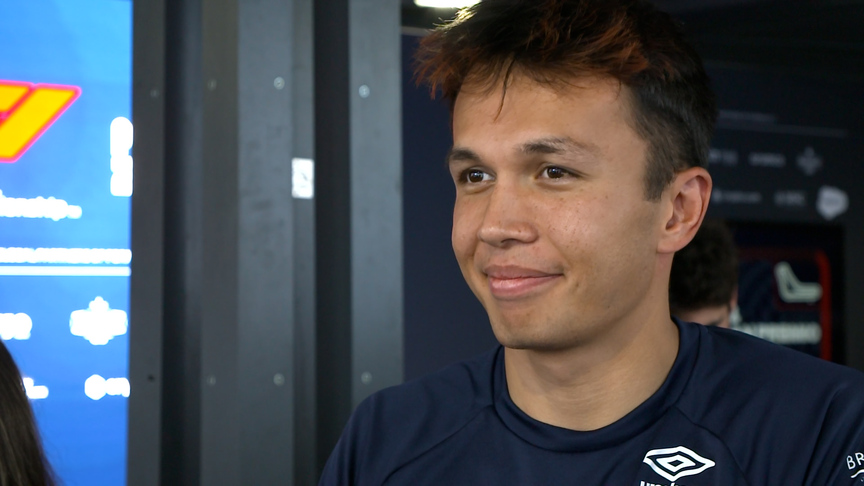 Alexander Albon has a 'weight off his shoulders' with Williams stability