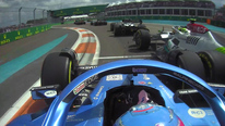 2022 Miami Grand Prix: Best race start onboards