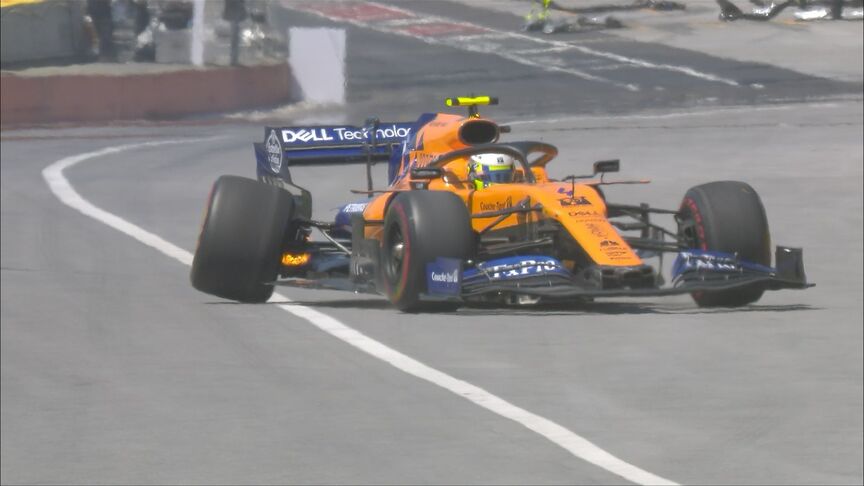 Canadian GP: Norris retires with suspension issue