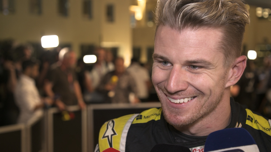 Nico Hulkenberg: 'Happy and relieved it's all over'