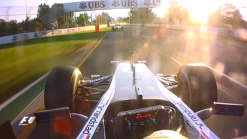 Classic onboard: Maldonado comes unstuck chasing Alonso