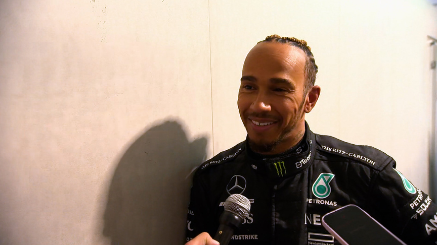 Hamilton on new Las Vegas circuit: ‘It’s massively challenging… I had so much fun today’