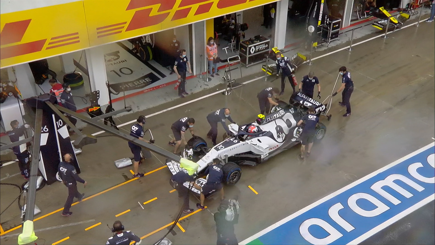 Hungary FP2: Gasly smells burning in the back of his car