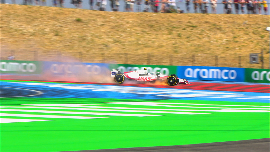 2022 French GP FP2: Schumacher takes huge spin in second practice