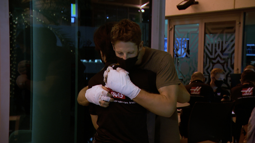 'His spirit is incredible after everything he's been through' - Magnussen on Grosjean