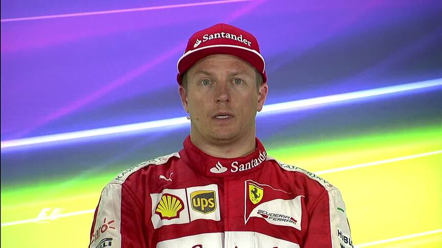 Kimi Räikkönen kilpailun jälkeinen haastattelu Abu Dhabissa