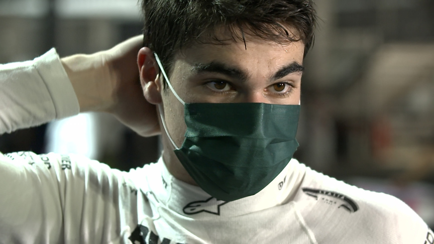 Lance Stroll unhappy with the 'parking lot' at the end of his Q1 hot lap in Jeddah