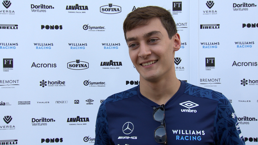 George Russell: 'Difficult' to manage tyres at hot Circuit of The Americas