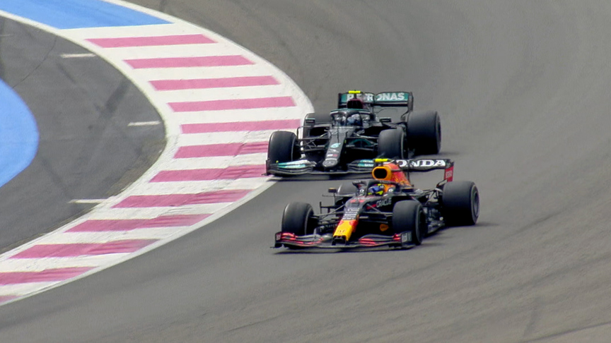 2021 French Grand Prix: Perez snatches podium place from Bottas