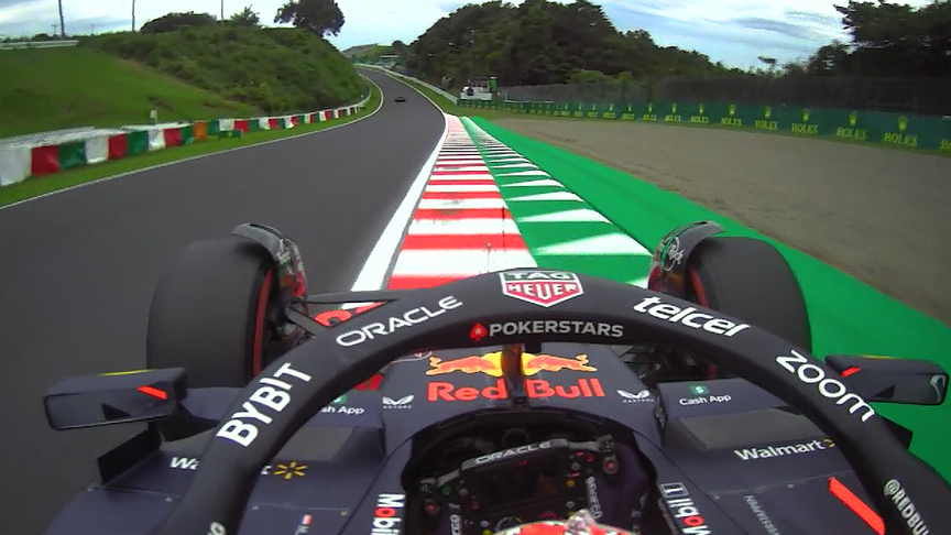 2023 Japanese GP FP2: Onboard with Max Verstappen for the fastest lap of Friday practice at Suzuka