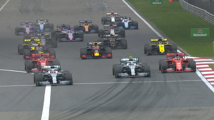CHINESE GP: Watch the F1 race start in Shanghai