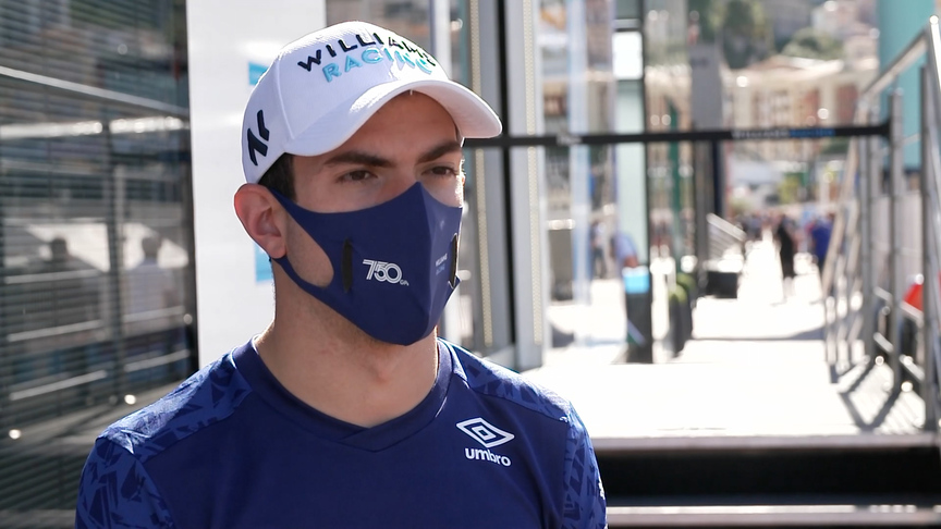 Nicholas Latifi happy after 'pretty clean day' in Monaco practice