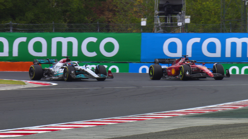 2022 Hungarian Grand Prix: Charles Leclerc hunts down George Russell