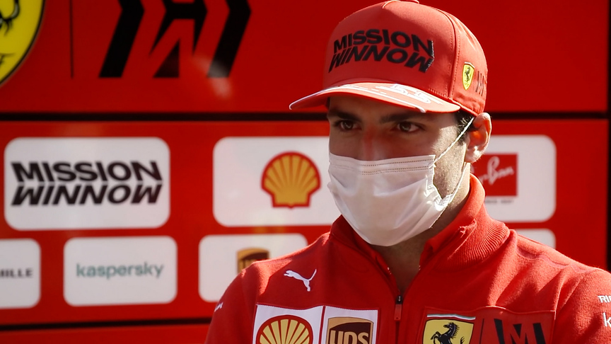 Carlos Sainz positive about 'more competitive' Ferrari