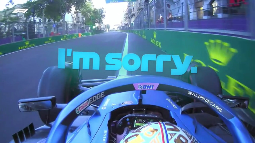 2023 Azerbaijan GP Qualifying: Gasly brings out second red flag in Q1 after Turn 3 crash