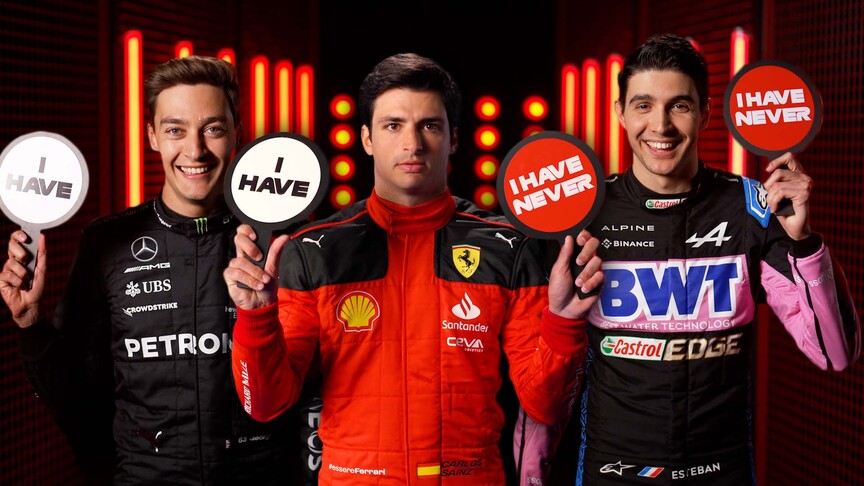 2023 F1 drivers play Never Have I Ever