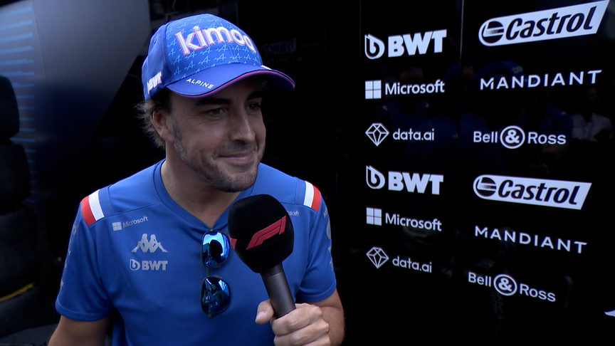 Fernando Alonso happy after 'a fun Friday' but admits 'more pace' needed
