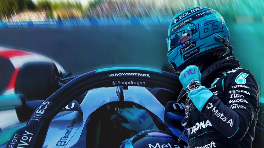 ONBOARD: Russell’s 2026 Pirelli Pole Position Award lap at the Azerbaijan Grand Prix