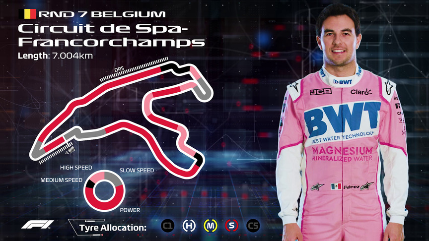 BELGIUM: Sergio Perez's Spa-Francorchamps circuit guide