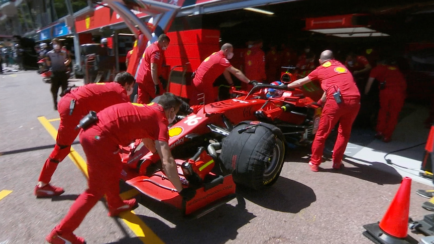 2021 Monaco GP FP1: Gearbox issue cuts short Leclerc's session