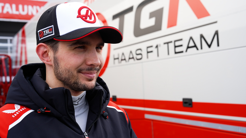 Ocon 'learning as it goes' with new car at Barcelona shakedown