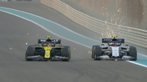 2020 Abu Dhabi Grand Prix: Gasly steams past Ocon at Turn 9