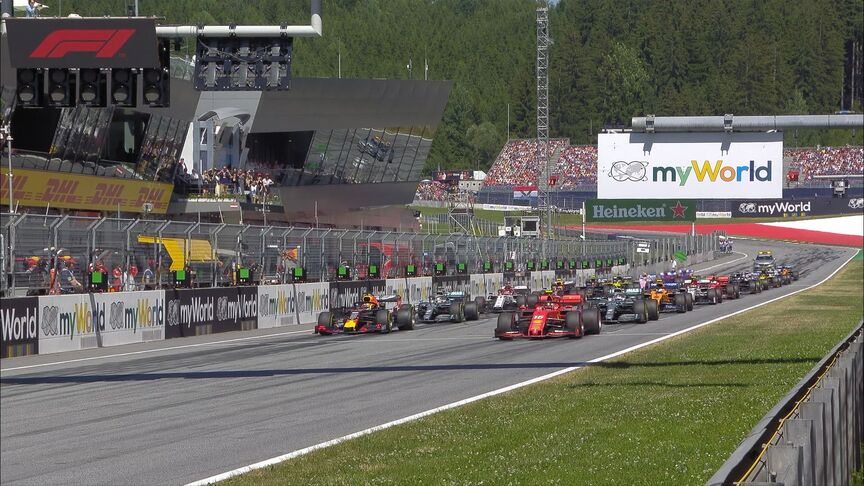 Austrian GP: Watch the F1 race start in Spielberg