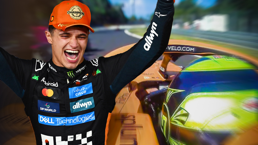Iconic Lando Norris onboards