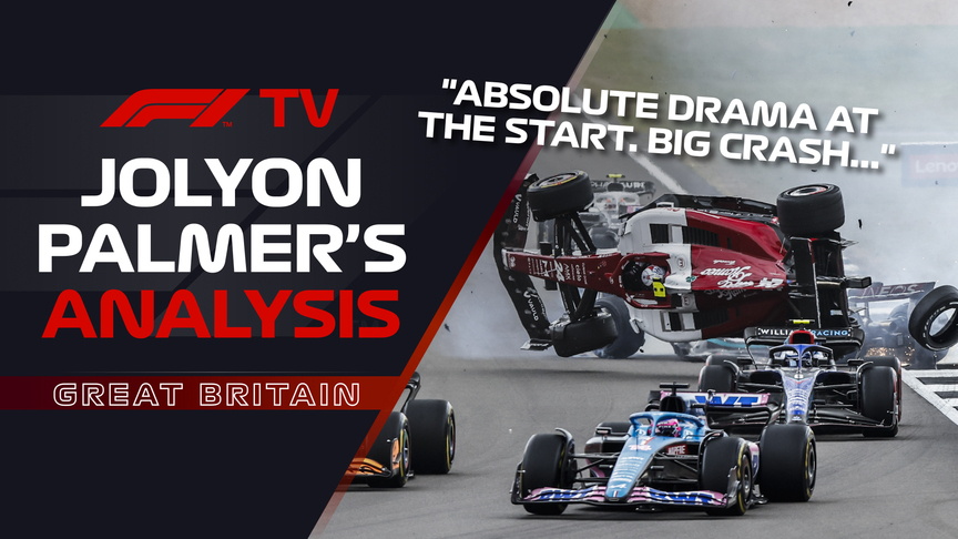 Jolyon Palmer's Analysis: Zhou's lucky escape and Albon's early exit at Silverstone