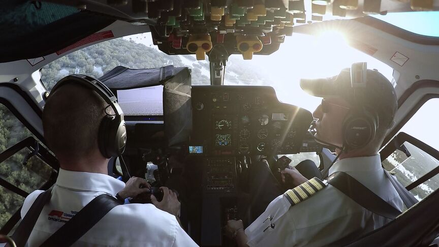 Behind the Scenes: How F1's TV helicopter captures the action