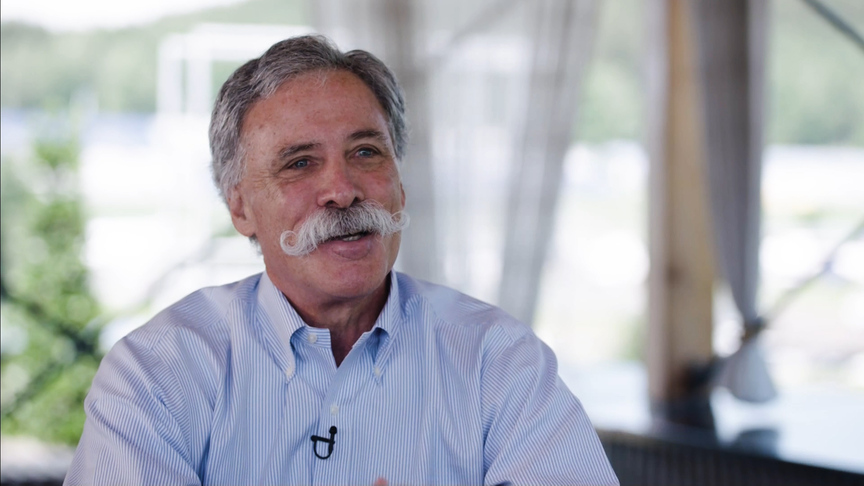 Chase Carey on F1's challenges as racing restarts