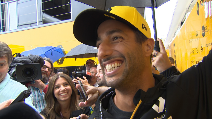 Daniel Ricciardo: Useful work done in the car - just don't mention the cricket