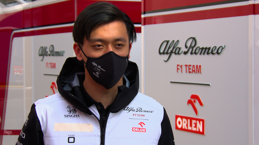 Rookie Zhou Guanyu unperturbed despite frustrating Friday