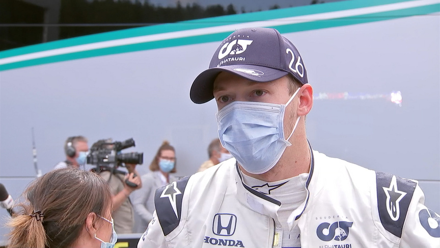 'Fantastic race' for Daniil Kvyat