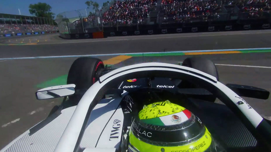 2026 Australian GP FP1: Perez locks up and spins off in first practice