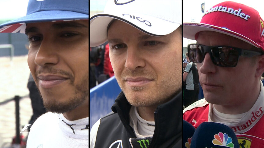 Drivers report back from a thrilling race in Great Britain